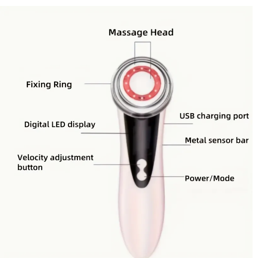 masajeador facial antiarrugas