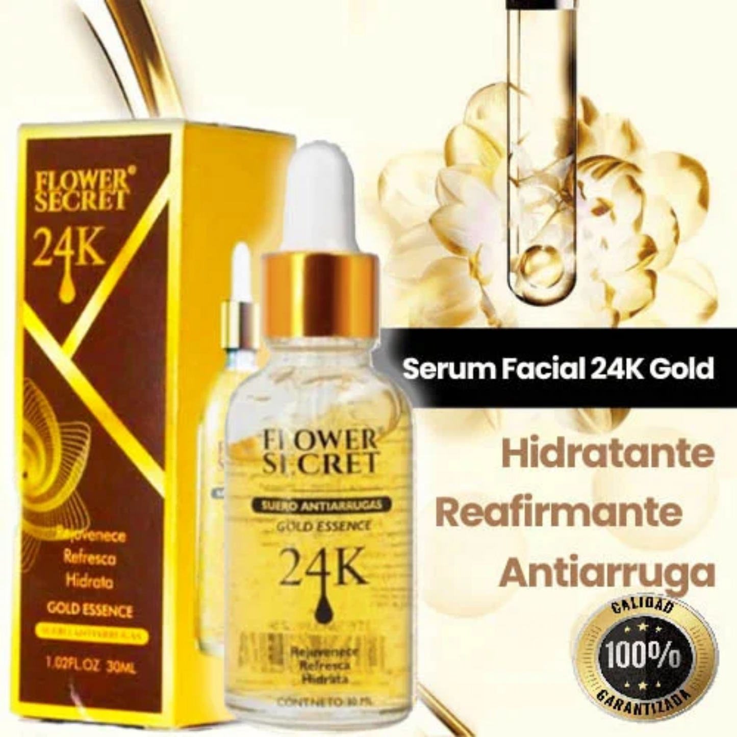 Serum Facial Oro24k Antiarrugas Hidrata